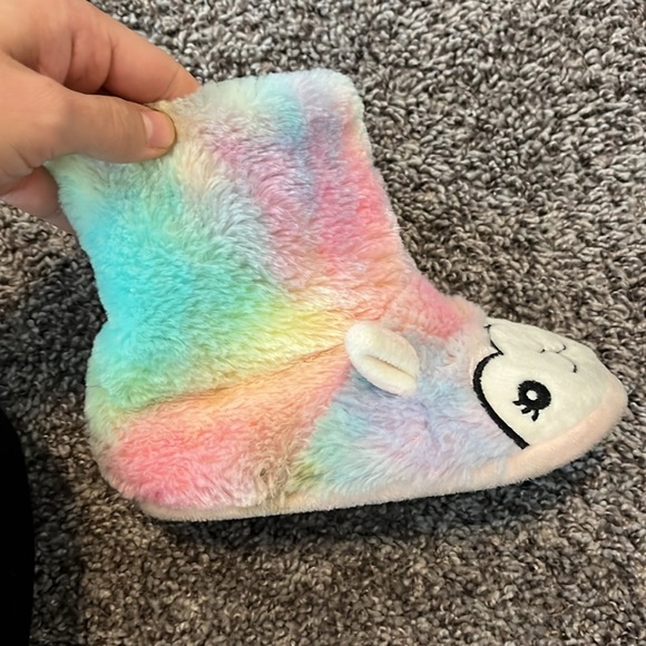 Unicorn slipper boots - Picture 3 of 5